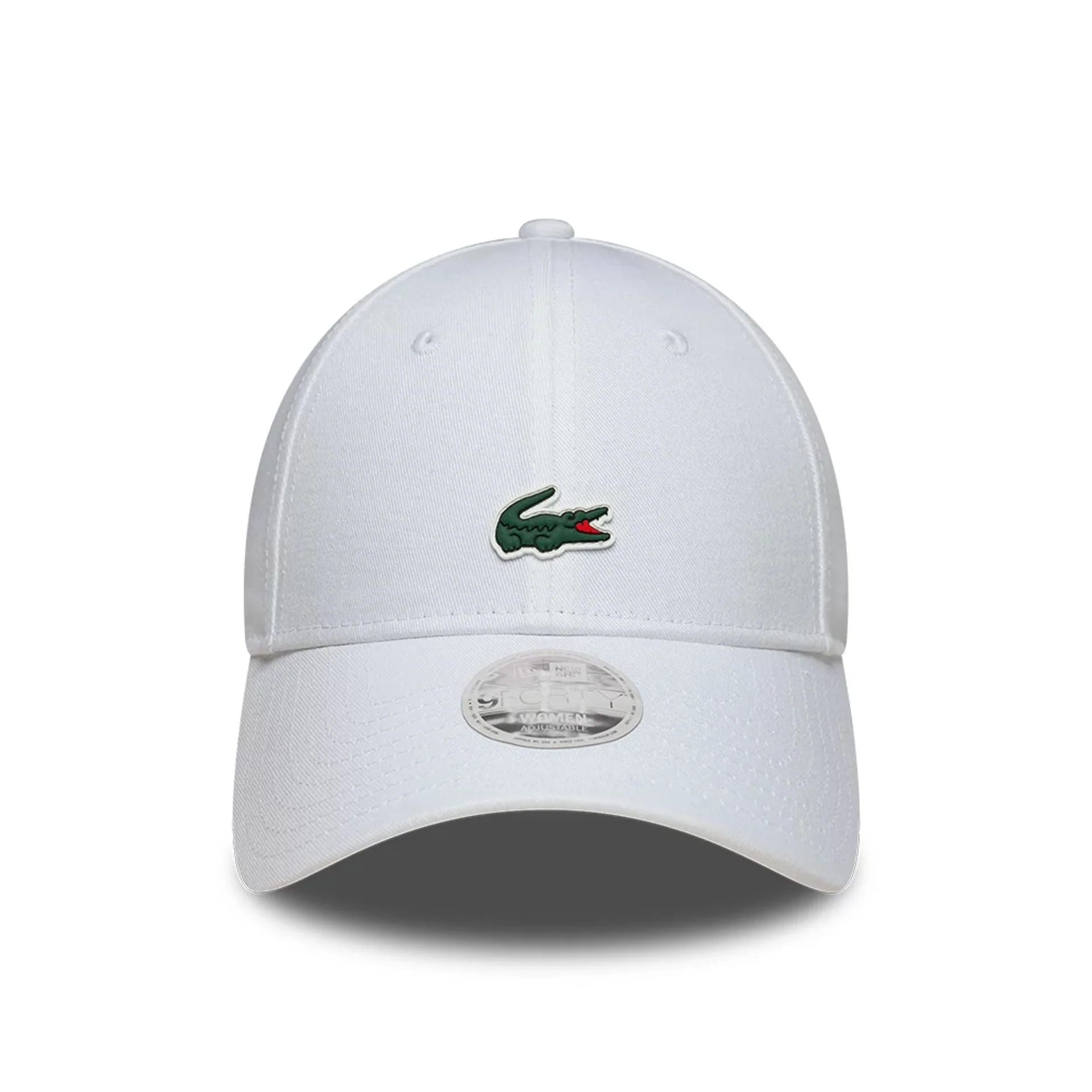 Womens Lacoste X New Era White 9FORTY Adjustable Cap - Image 2