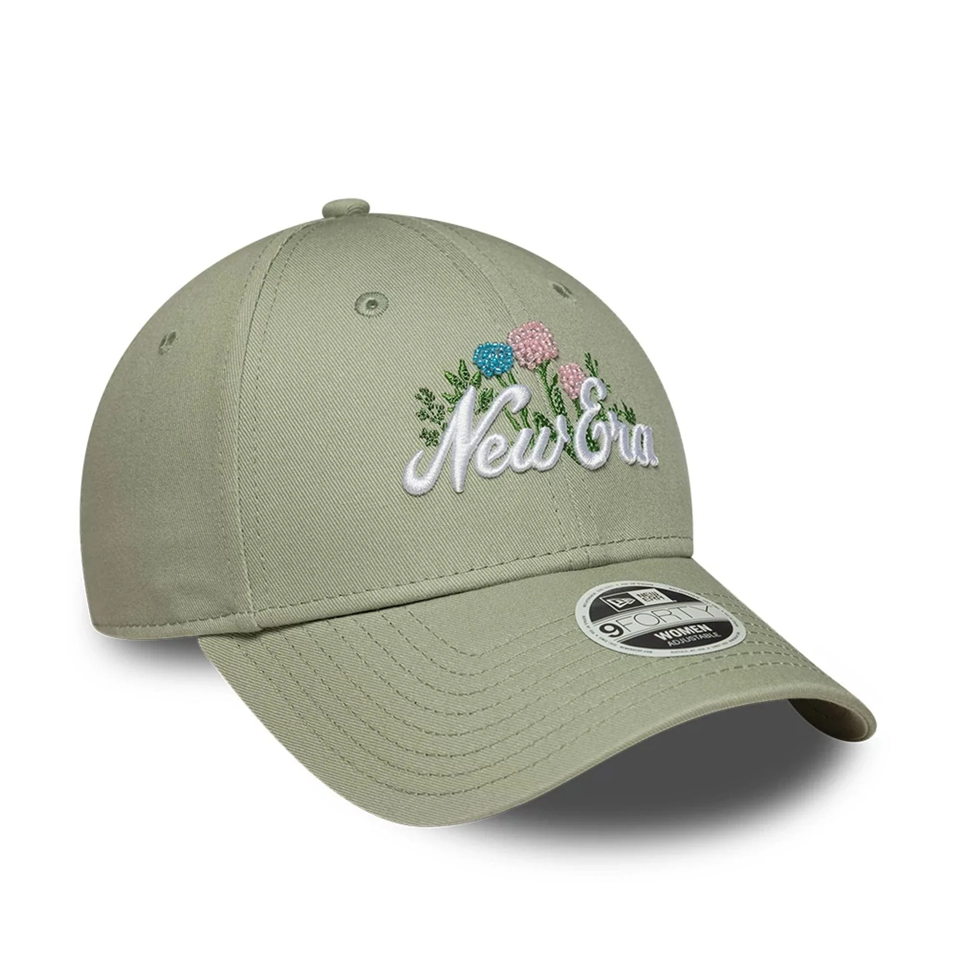 Womens New Era Beaded Pastel Green 9FORTY Adjustable Cap - Image 3