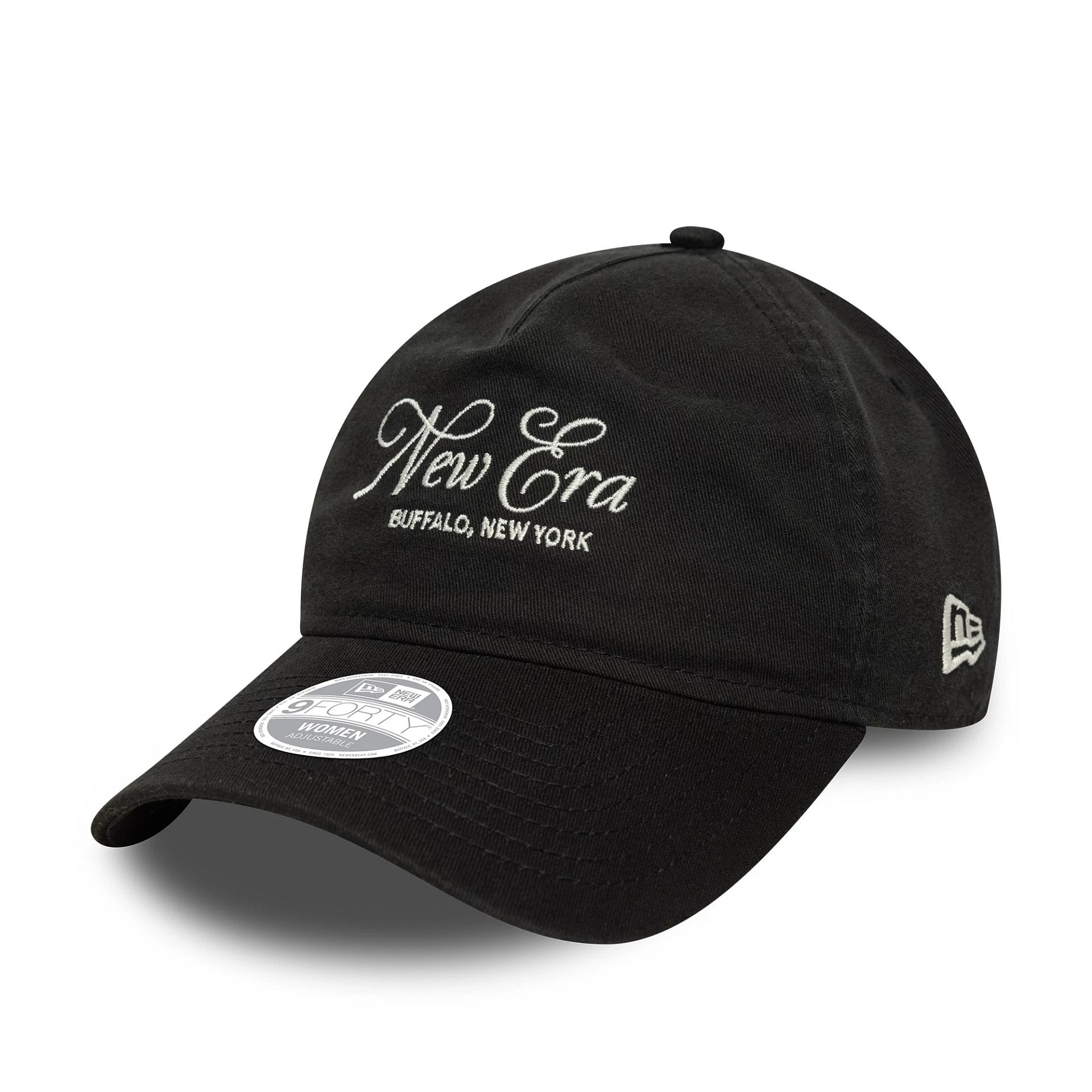 Womens New Era Black 9TWENTY A-Frame Adjustable Cap - Image 3
