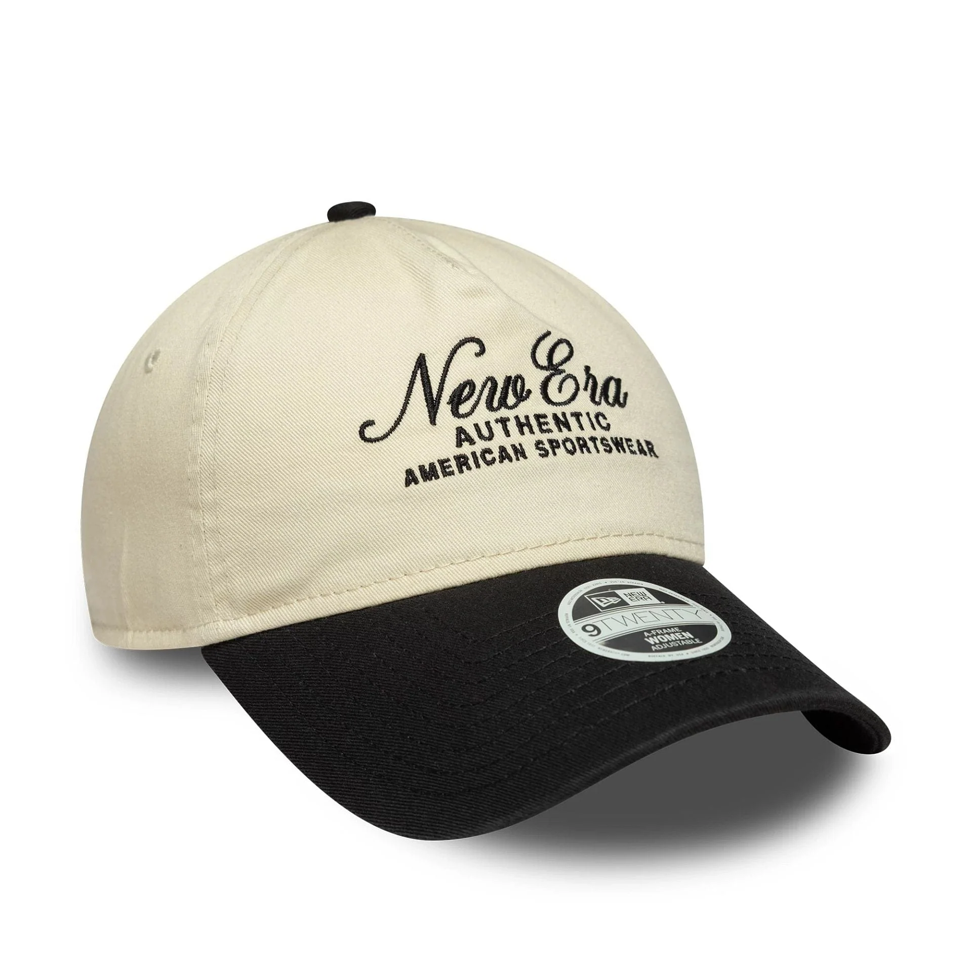 Womens New Era Black 9TWENTY A-Frame Cap - Image 3
