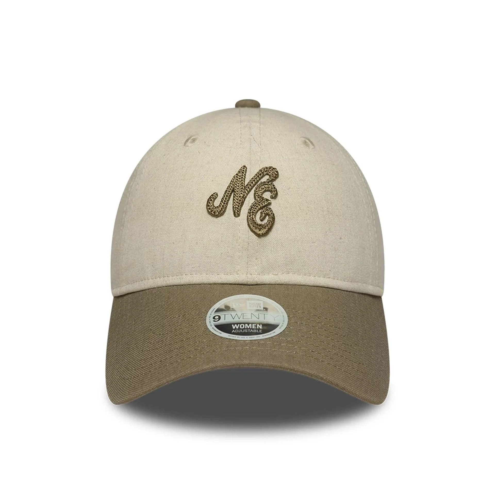 Womens New Era Linen Beige 9TWENTY Adjustable Cap - Image 2