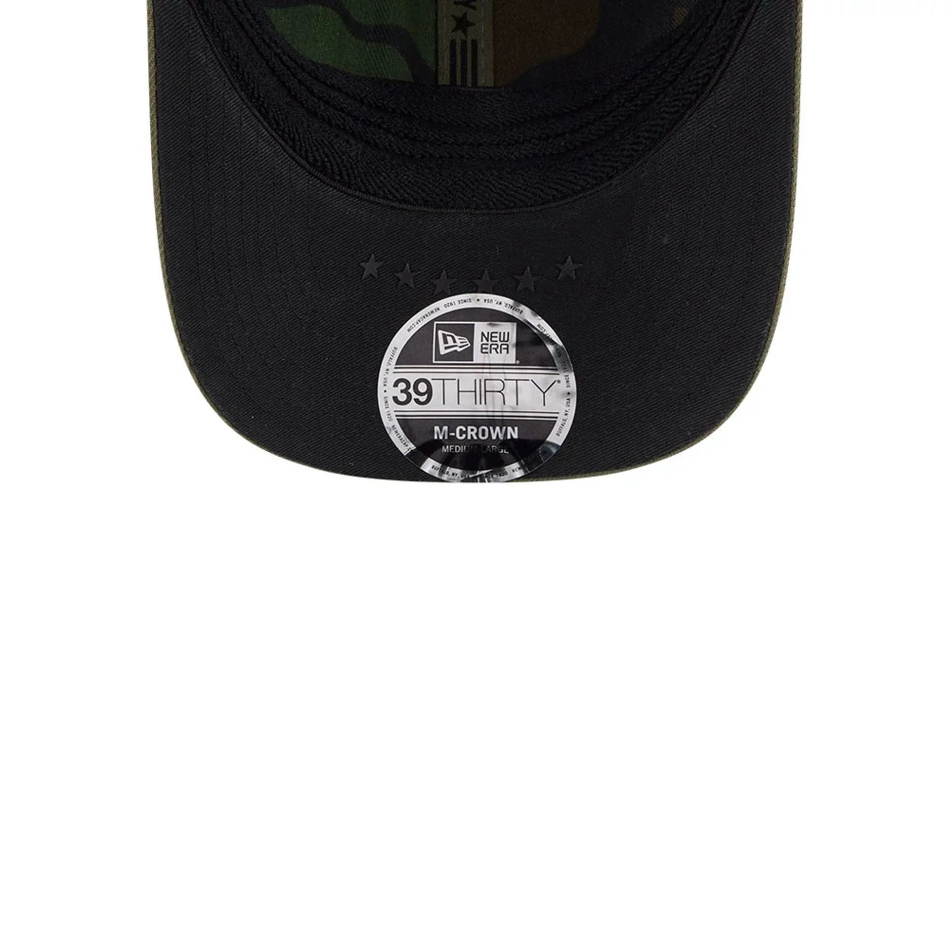 Yankees MLB Armed Forces Day 2026 Green 39THIRTY M-Crown Stretch Fit Cap - Image 7