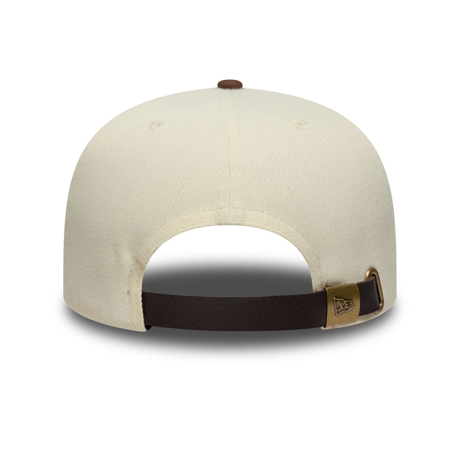 Yankees MLB Suede Visor Light Beige 9FIFTY A-Frame Snapback Cap - Image 4