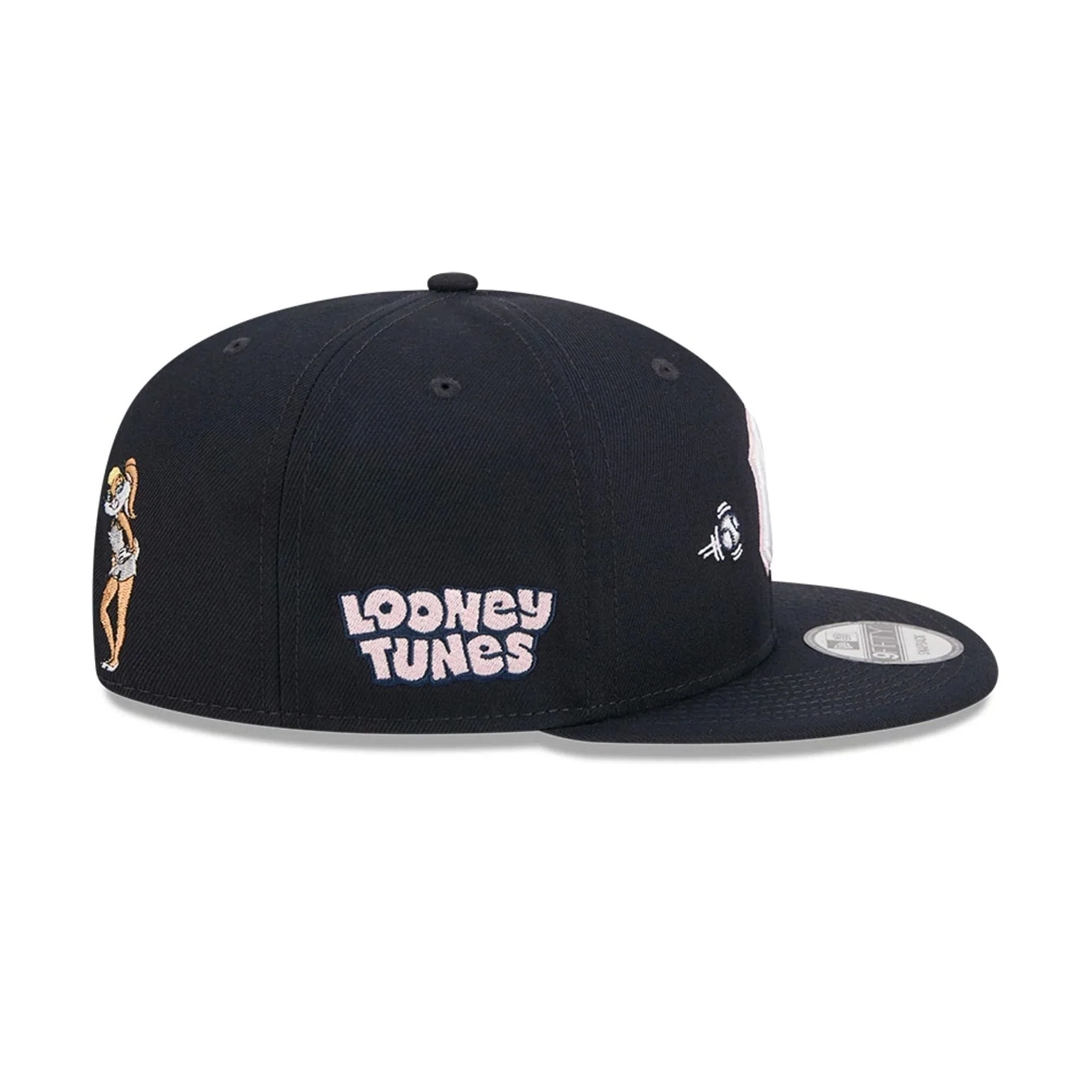 Yankees MLB X Looney Tunes Lola Bunny Navy 9FIFTY Snapback Adjustable Cap - Image 6