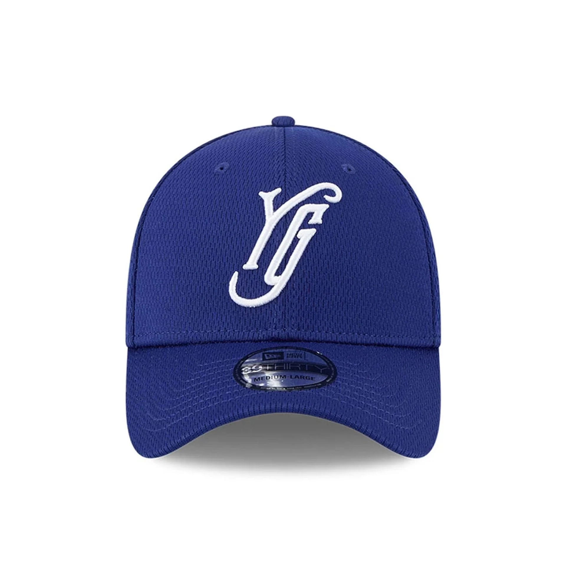 Yard Goats MiLB Batting Practice Dark Blue 39THIRTY Stretch Fit Cap - Image 2
