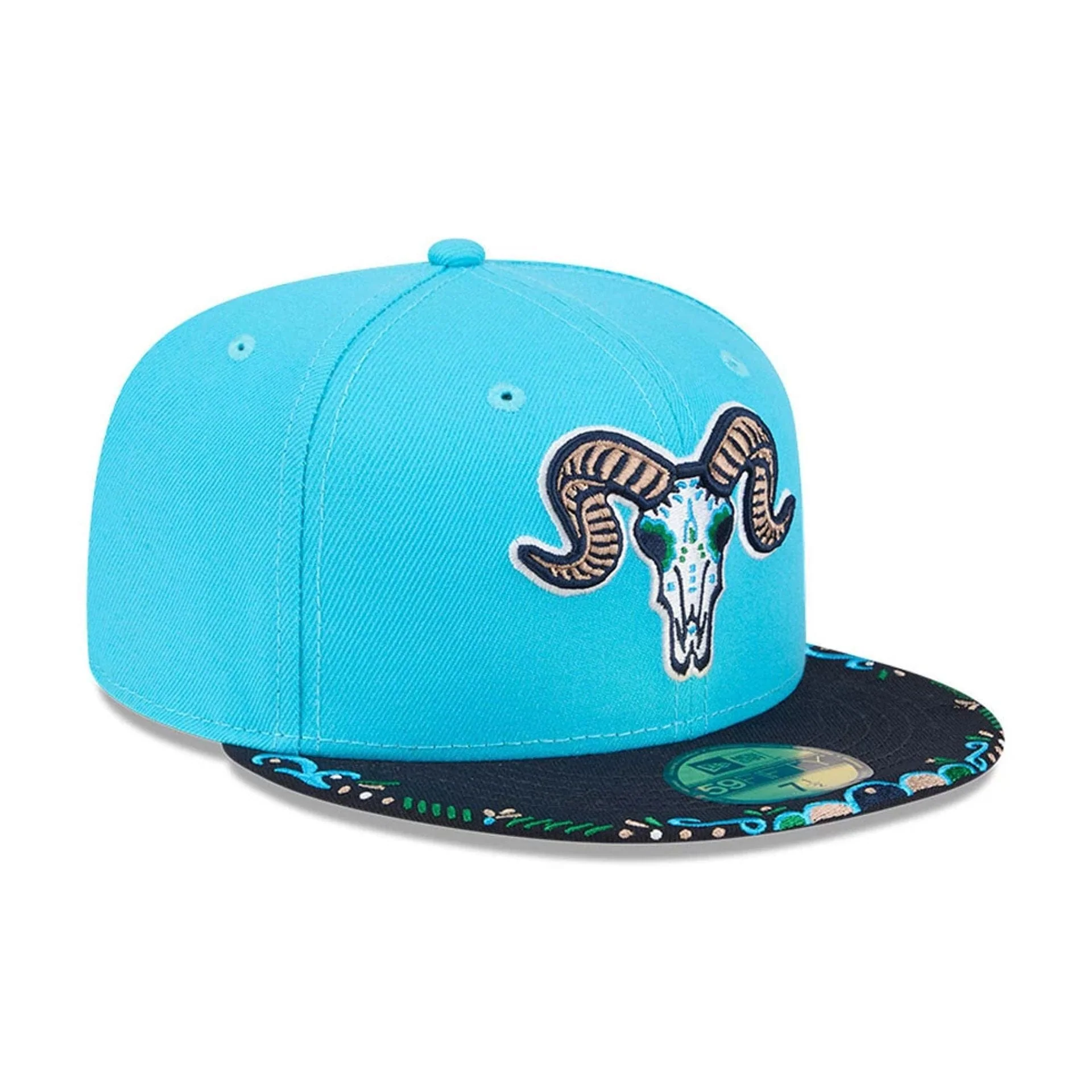 Yard Goats MiLB La Copa 2026 Bright Blue 59FIFTY Fitted Cap - Image 4