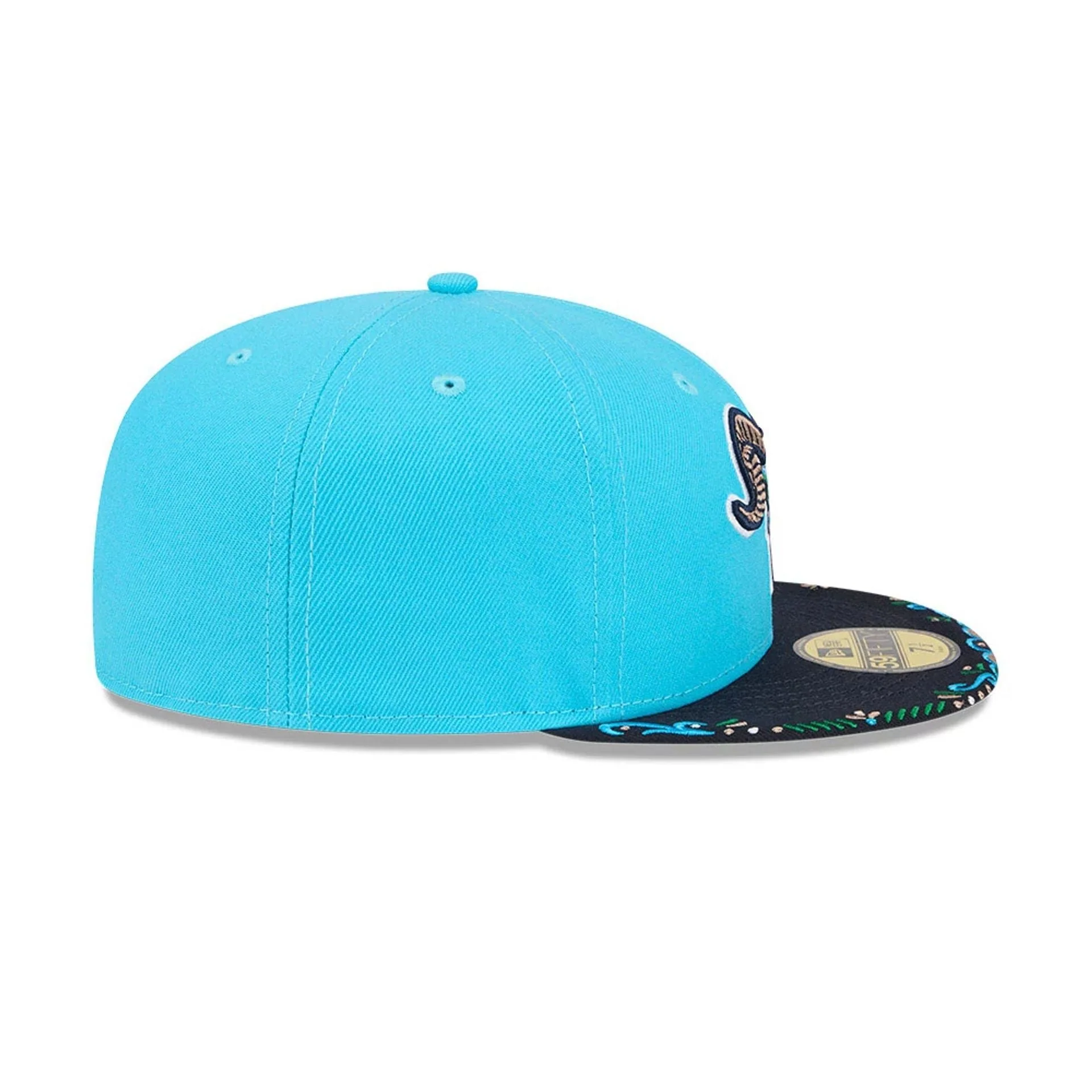 Yard Goats MiLB La Copa 2026 Bright Blue 59FIFTY Fitted Cap - Image 6