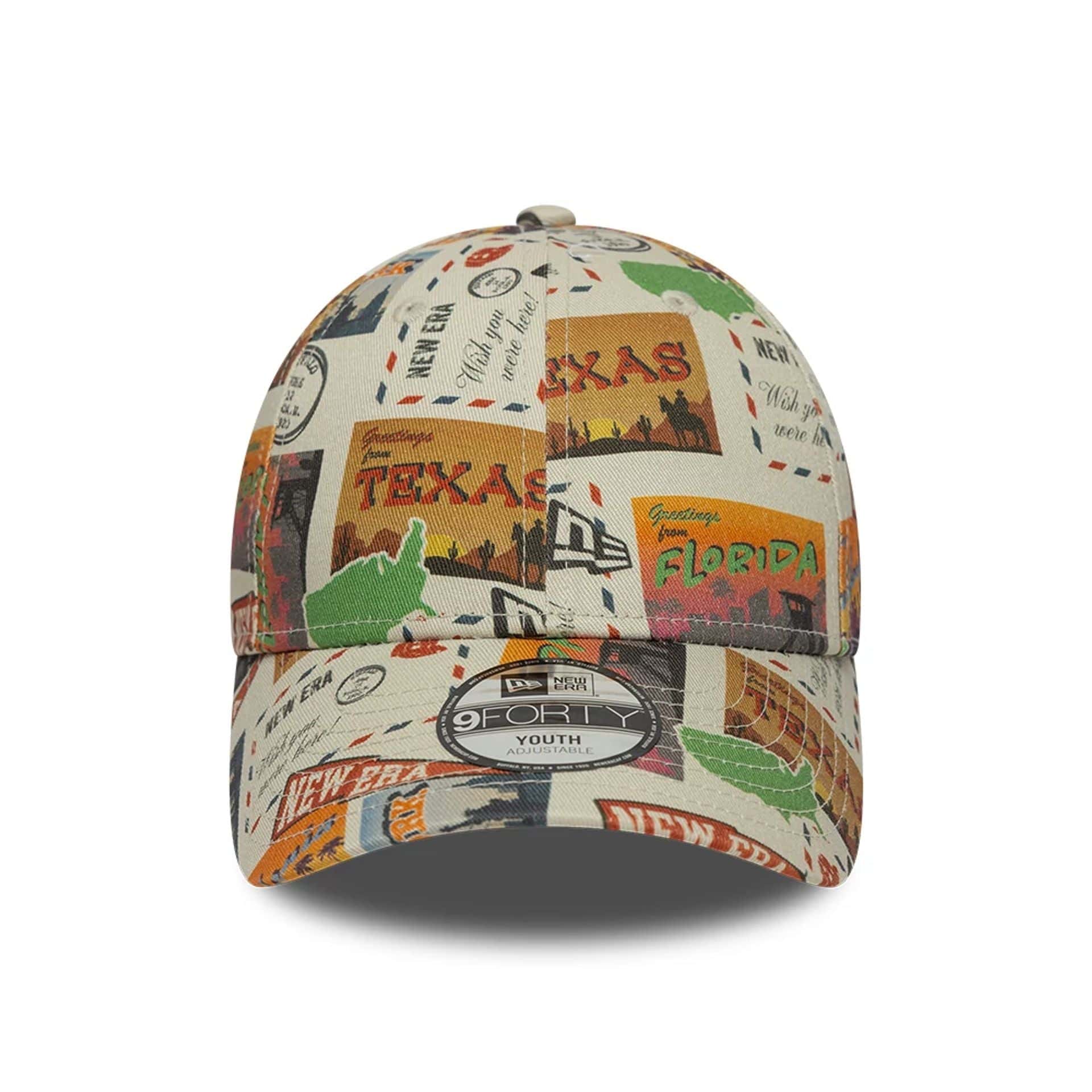 Youth New Era Location Light Beige 9FORTY Adjustable Cap - Image 2