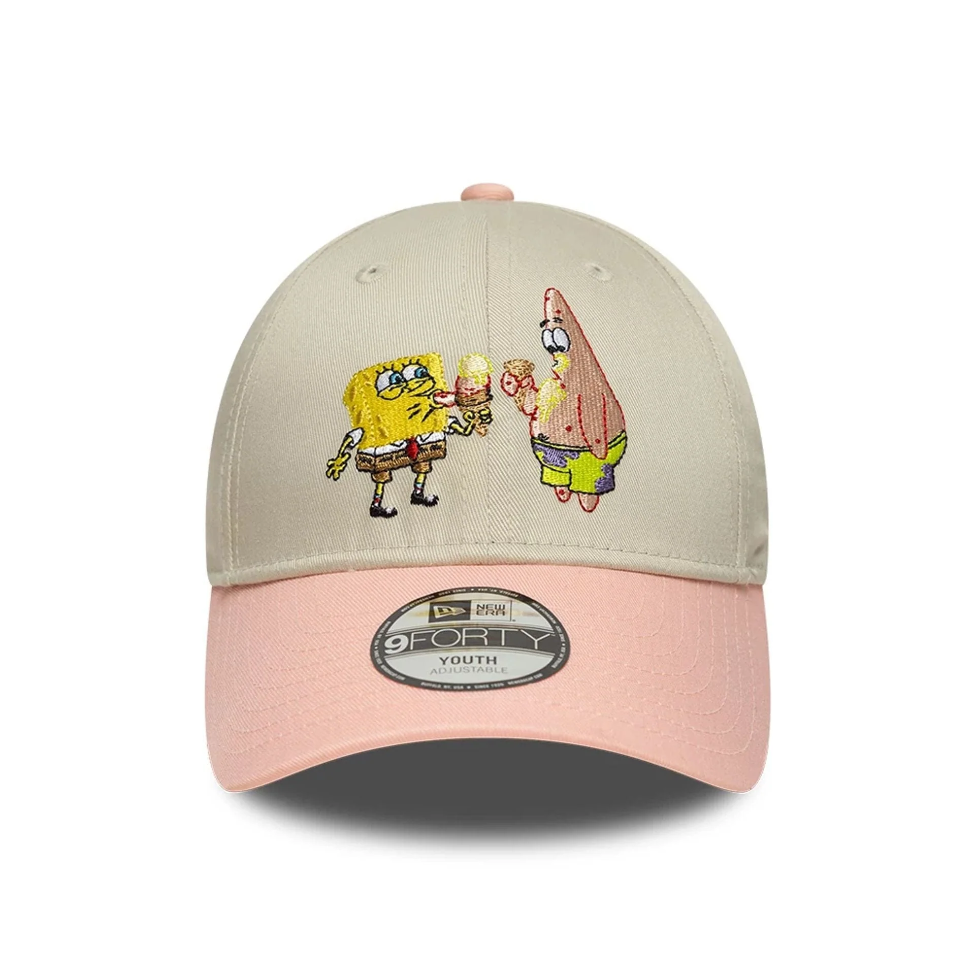 Youth Spongebob Squarepants & Patrick Star Light Beige 9FORTY Adjustable Cap - Image 2