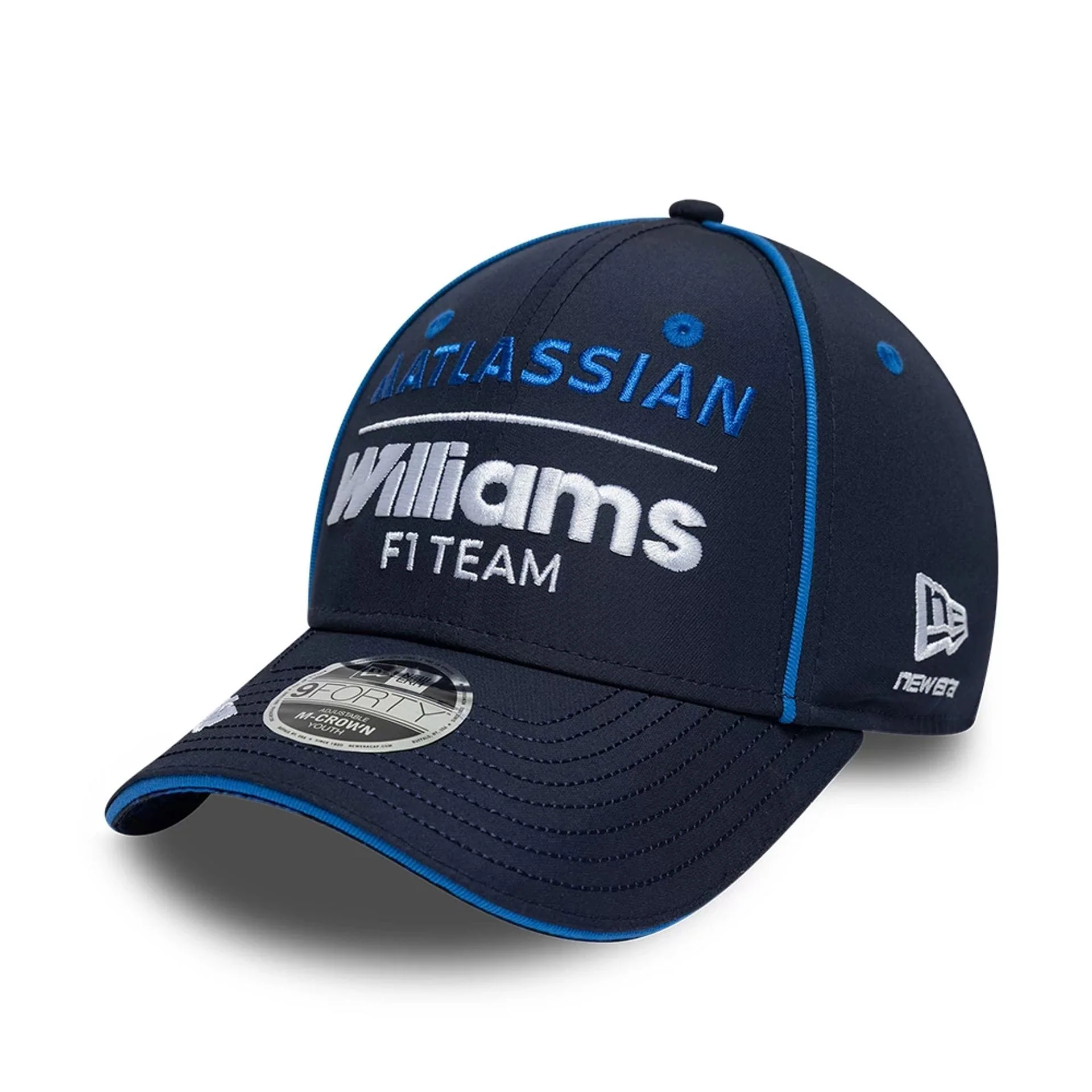 Youth Williams Team Navy 9FORTY M-Crown Adjustable Cap - Image 4